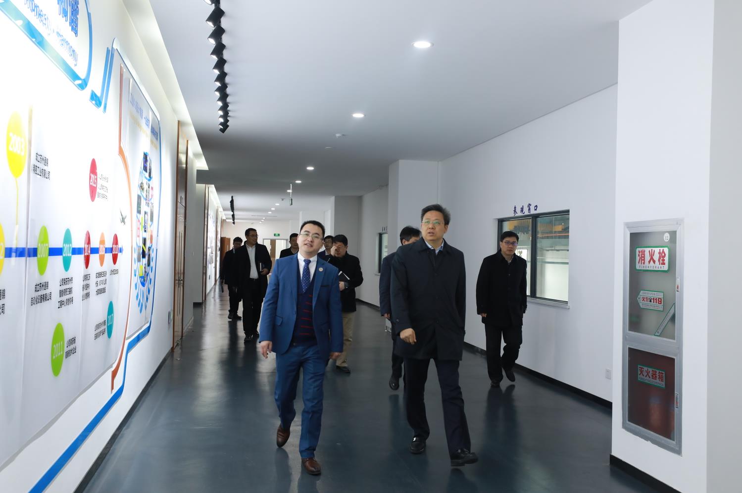 蘇州高新區(qū)黨工委書記、區(qū)長吳新明書記、王牟、黃鋒主任一行調(diào)研通錦